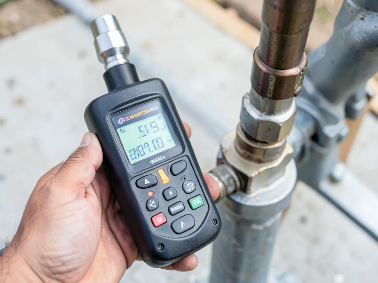 Digital combustible gas detector reading zero - Plumbing Services Upland CA