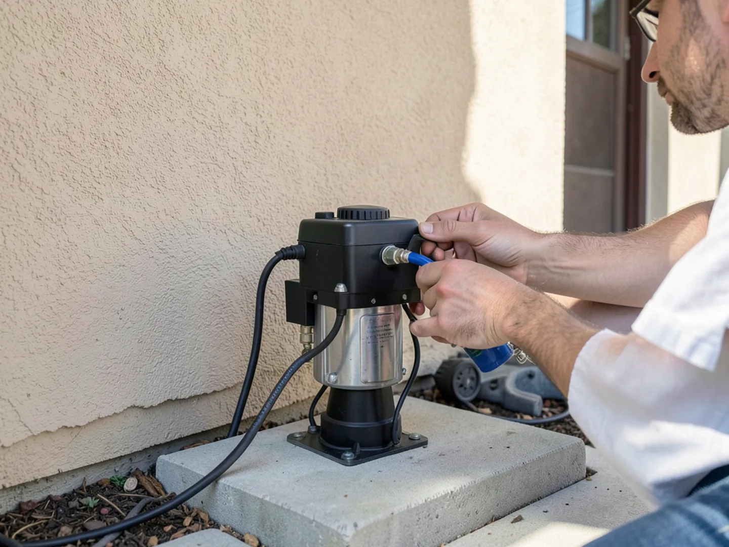 Replacing booster pump for foothill home - Plumbing Services Upland CA