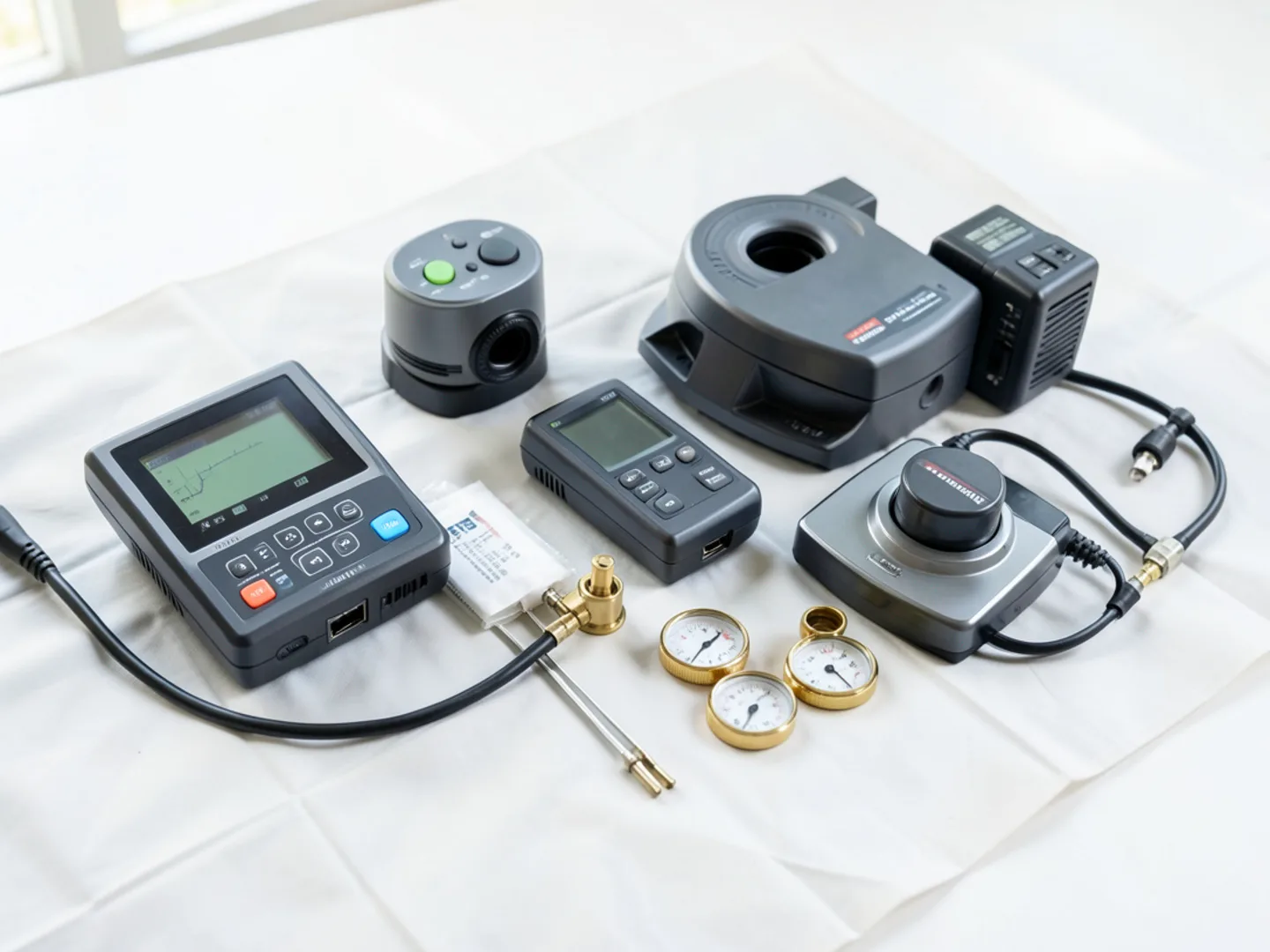 Commercial plumbing diagnostic equipment array in Upland CA
