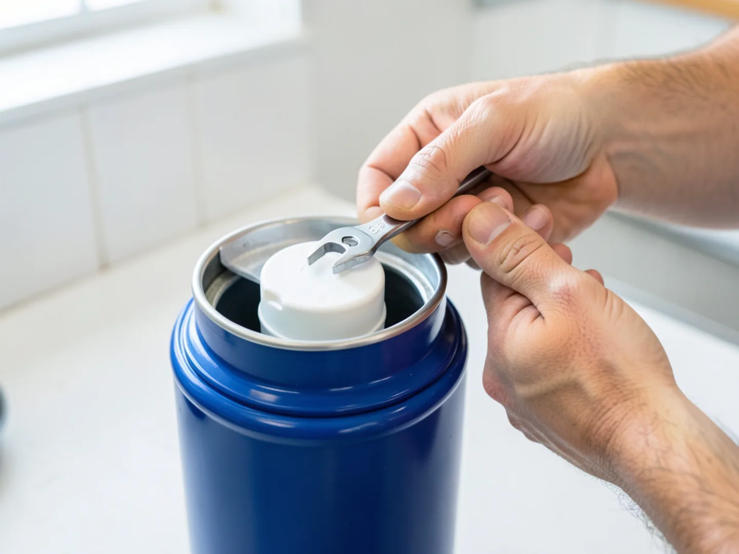 Replacing spun sediment filter cartridge - Plumbing Services Upland CA