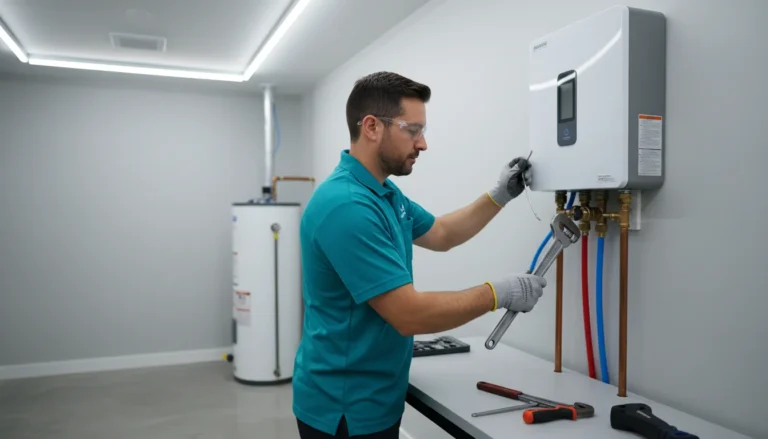 Water heater installation
